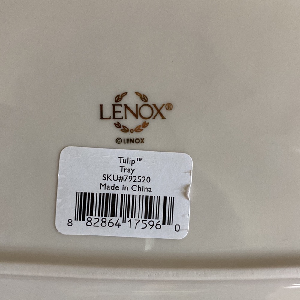 Lenox Tulip Tray - Picture 3 of 3